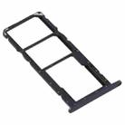 SIM Card Tray + SIM Card Tray + Micro SD Card Tray for Huawei Y6 Pro (2019) (Black) - 3