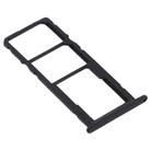 SIM Card Tray + SIM Card Tray + Micro SD Card Tray for Huawei Y6 (2019) (Black) - 3