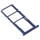 SIM Card Tray + SIM Card Tray + Micro SD Card Tray for Huawei Y6 (2019) (Blue) - 2