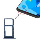 SIM Card Tray + SIM Card Tray / Micro SD Card Tray for Huawei P20 Lite (2019) (Blue) - 1