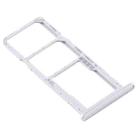 SIM Card Tray + SIM Card Tray + Micro SD Card Tray for Huawei Y6p (Silver) - 3