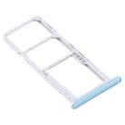 SIM Card Tray + SIM Card Tray + Micro SD Card Tray for Huawei Y6p (Baby Blue) - 3