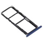 SIM Card Tray + SIM Card Tray + Micro SD Card Tray for Huawei Enjoy Max (Blue) - 3