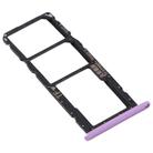 SIM Card Tray + SIM Card Tray + Micro SD Card Tray for Huawei Y8s (Purple) - 3