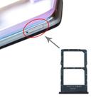 SIM Card Tray + NM Card Tray for Huawei P40 Lite (Black) - 1