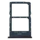 SIM Card Tray + NM Card Tray for Huawei P40 Lite (Black) - 2
