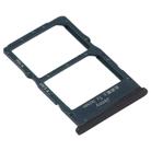 SIM Card Tray + NM Card Tray for Huawei P40 Lite (Black) - 3