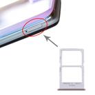 SIM Card Tray + NM Card Tray for Huawei P40 Lite (Silver) - 1