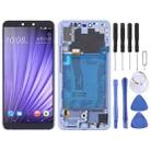 LCD Screen and Digitizer Full Assembly With Frame for HTC U19e(Purple) - 1