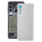 Battery Back Cover for LG Velvet LMG910EMW LM-G910EMW / Velvet 5G LM-G900N LM-G900EM(Silver) - 1