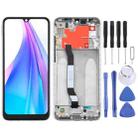 TFT LCD Screen for Xiaomi Redmi Note 8T Digitizer Full Assembly with Frame(Silver) - 1