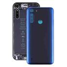 Battery Back Cover for Motorola One Fusion (Blue) - 1