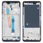 Front Housing LCD Frame Bezel Plate for Xiaomi Poco X3 / Poco X3 NFC M2007J20CG / M2007J20CT(Blue) - 1
