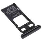 SIM Card Tray + SIM Card Tray / Micro SD Card Tray for Sony Xperia 1 / Xperia XZ4 (Black) - 2