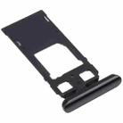 SIM Card Tray + SIM Card Tray / Micro SD Card Tray for Sony Xperia 1 / Xperia XZ4 (Black) - 3