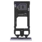 SIM Card Tray + SIM Card Tray / Micro SD Card Tray for Sony Xperia 1 / Xperia XZ4 (Grey) - 1