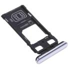 SIM Card Tray + SIM Card Tray / Micro SD Card Tray for Sony Xperia 1 / Xperia XZ4 (Grey) - 2