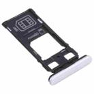 SIM Card Tray + SIM Card Tray / Micro SD Card Tray for Sony Xperia 1 / Xperia XZ4 (Silver) - 2