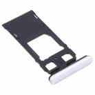 SIM Card Tray + SIM Card Tray / Micro SD Card Tray for Sony Xperia 1 / Xperia XZ4 (Silver) - 3