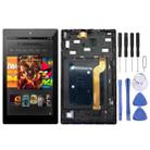 OEM LCD Screen for Amazon Kindle Fire HD 7 2019 9th M8S26G  Digitizer Full Assembly with Frame（Black) - 1