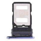 For Vivo Y73s V2031A SIM Card Tray + SIM Card Tray (Purple) - 1