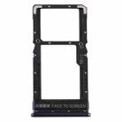 SIM Card Tray + SIM Card Tray / Micro SD Card Tray for Xiaomi Poco X3 / Poco X3 NFC(Black) - 1