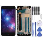 LCD Screen and Digitizer Full Assembly With Frame for ZTE Blade A610 Plus / A2 Plus(Black) - 1