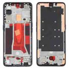 For OPPO Reno3 5G/Reno3 4G PCHM30 CPH2043 Front Housing LCD Frame Bezel Plate (Black) - 1