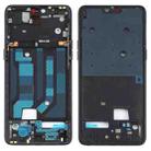 For OPPO R15 PACM00 CPH1835 PACT00 CPH1831 PAAM00 Front Housing LCD Frame Bezel Plate(Black) - 1