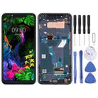 LCD Screen for LG G8s ThinQ LMG810, LM-G810, LMG810EAW with Digitizer Full Assembly With Frame (Black) - 1