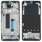 Original Front Housing LCD Frame Bezel Plate for Xiaomi Mi 10T Lite 5G M2007J17G (Black) - 1