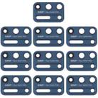 10 PCS Back Camera Lens for Motorola Moto G9 Plus XT2087-1 (Blue) - 1