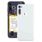 Original Battery Back Cover for Motorola Moto One Fusion Plus PAKF0002IN (White) - 1