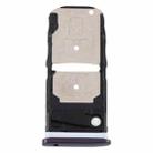 SIM Card Tray + SIM Card Tray / Micro SD Card Tray for Motorola One Zoom (Purple) - 1