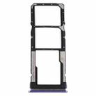 SIM Card Tray + SIM Card Tray + Micro SD Card Tray for Xiaomi Redmi Note 9 5G / Redmi Note 9T M2007J22G M2007J22C(Purple) - 1