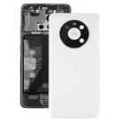 Original Battery Back Cover with Camera Lens Cover for Huawei Mate 40(White) - 1