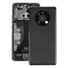 Original Battery Back Cover with Camera Lens Cover for Huawei Mate 40 Pro(Black) - 1