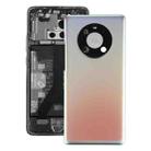 Original Battery Back Cover with Camera Lens Cover for Huawei Mate 40 Pro(Silver) - 1