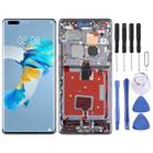Original LCD Screen for Huawei Mate 40 Pro Digitizer Full Assembly with Frame(Black) - 1