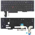 US Version Keyboard for Lenovo Thinkpad E580 E585 E590 E595 T590 P53S L580 L590 P52 P72 P53 P73 (Black) - 1