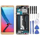 OEM LCD Screen for ZTE Blade V9 V0900  Digitizer Full Assembly with Frame（Gold) - 1