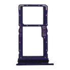 SIM Card Tray + SIM Card Tray / Micro SD Card Tray for Motorola Moto G9 Power XT2091-3 (Purple) - 1