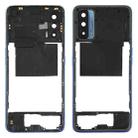 For OPPO Realme V15 Middle Frame Bezel Plate (Blue) - 1