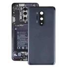 For OnePlus 8 Pro Battery Back Cover with Camera Lens Cover (Black) - 1