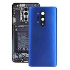 For OnePlus 8 Pro Battery Back Cover with Camera Lens Cover (Blue) - 1