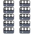 10 PCS Back Camera Lens for Xiaomi Redmi Note 9 4G M2010J19SC (Black) - 1