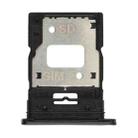 SIM Card Tray + SIM Card Tray / Micro SD Card Tray for Xiaomi Mi 11 Lite/11 Lite 5G NE M2101K9AG(Black) - 1