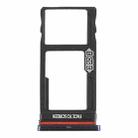 SIM Card Tray + Micro SD Card Tray for Motorola Moto One Vision / P50 (Black) - 1