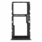 SIM Card Tray + SIM Card Tray / Micro SD Card Tray for Motorola Moto G10 XT2127-2 (Black) - 1