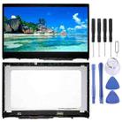 1920 x 1080 FHD OEM LCD Screen for Lenovo IdeaPad Flex 5-15 / Yoga 520 Digitizer Full Assembly with Frame (Black) - 1